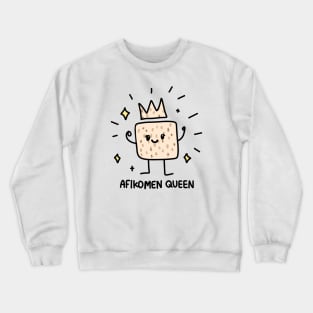 Passover Matzah Afikomen Queen Jewish Holiday, made by EndlessEmporium Crewneck Sweatshirt